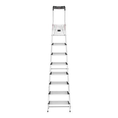 Hailo L80 ComfortLine, Alu-Sicherheits-Stehleiter, 8 Stufen