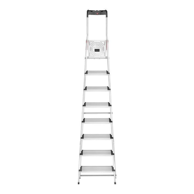 Hailo L80 ComfortLine, Alu-Sicherheits-Stehleiter, 8 Stufen