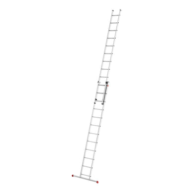 Hailo S80 ProfiStep duo, Aluminium-Schiebeleiter 2-teilig, 2x12 Sprossen
