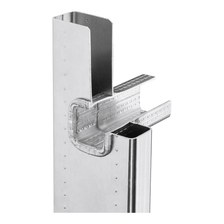 Hailo S80 ProfiStep duo, Aluminium-Schiebeleiter 2-teilig, 2x12 Sprossen