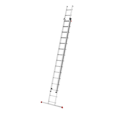 Hailo S80 ProfiStep duo, Aluminium-Schiebeleiter 2-teilig, 2x15 Sprossen