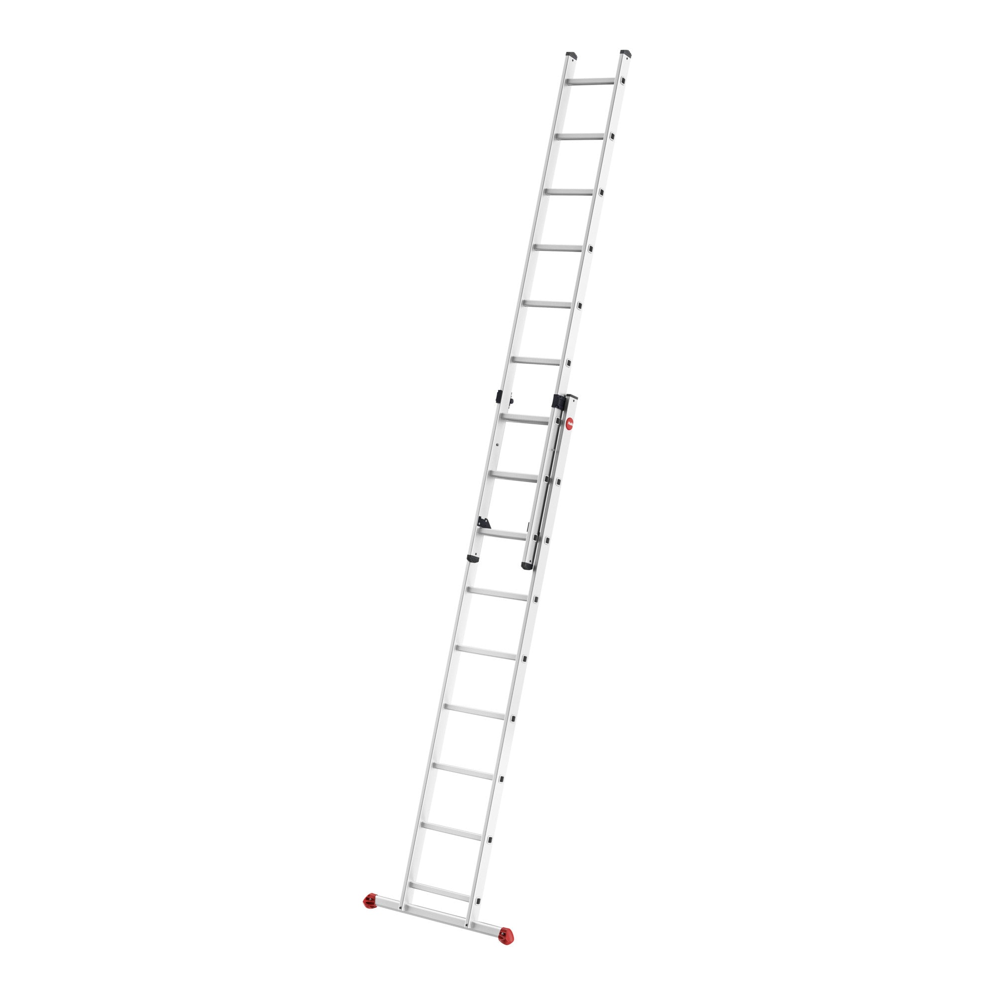 Hailo S80 ProfiStep duo, Aluminium-Schiebeleiter 2-teilig, 2x9 Sprossen