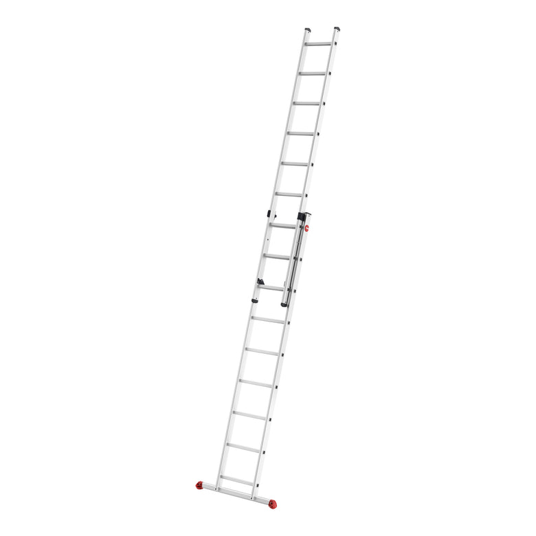 Hailo S80 ProfiStep duo, Aluminium-Schiebeleiter 2-teilig, 2x9 Sprossen
