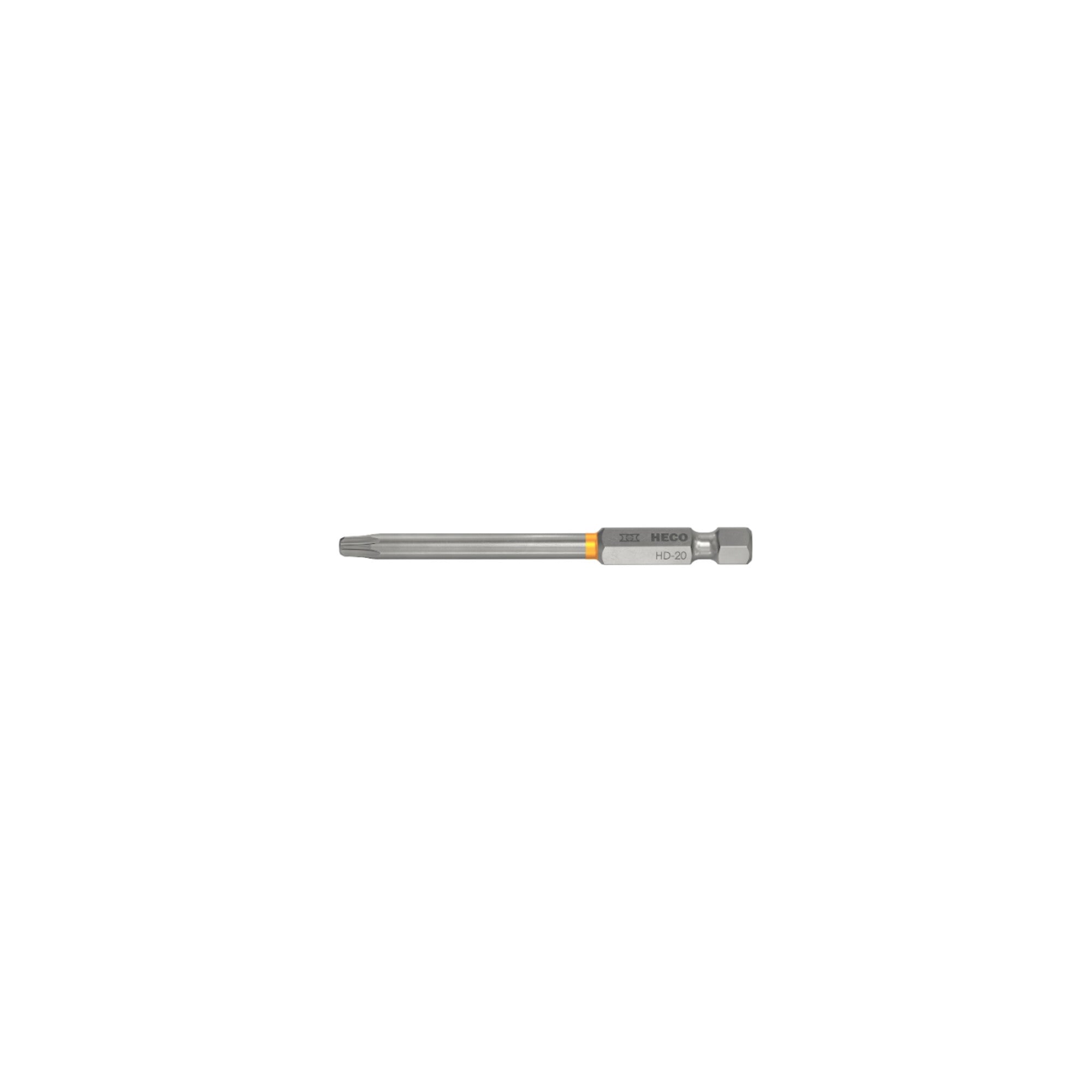 HECO Langbits, HECO-Drive, HD-20, Farbring: orange, im Blister 3 Stk