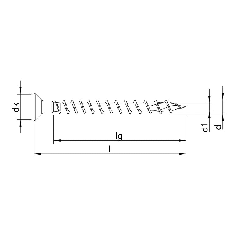 HECO-TOPIX-plus 5,0 x 70, Senkkopf + Kopfbohrung, Pozi-Drive, VVG, A3K 200 Stk