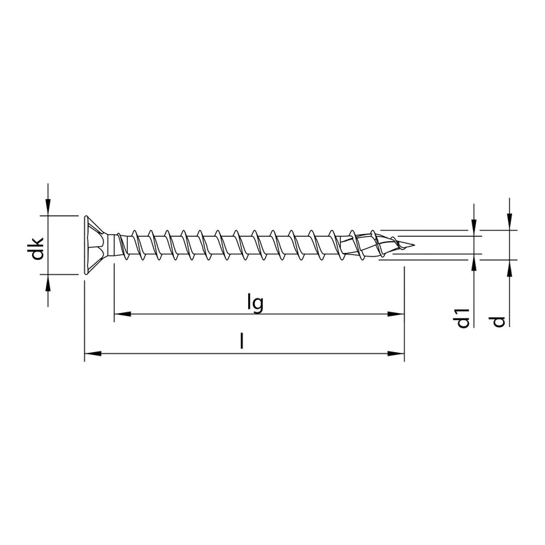 HECO-TOPIX-plus 5,0 x 70, Senkkopf, Pozi-Drive, VVG, A3L 200 Stk