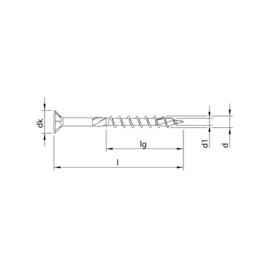 HECO-TOPIX-plus 6,0 x 100, Senkkopf, HECO-Drive, TG, A3K 100 Stk