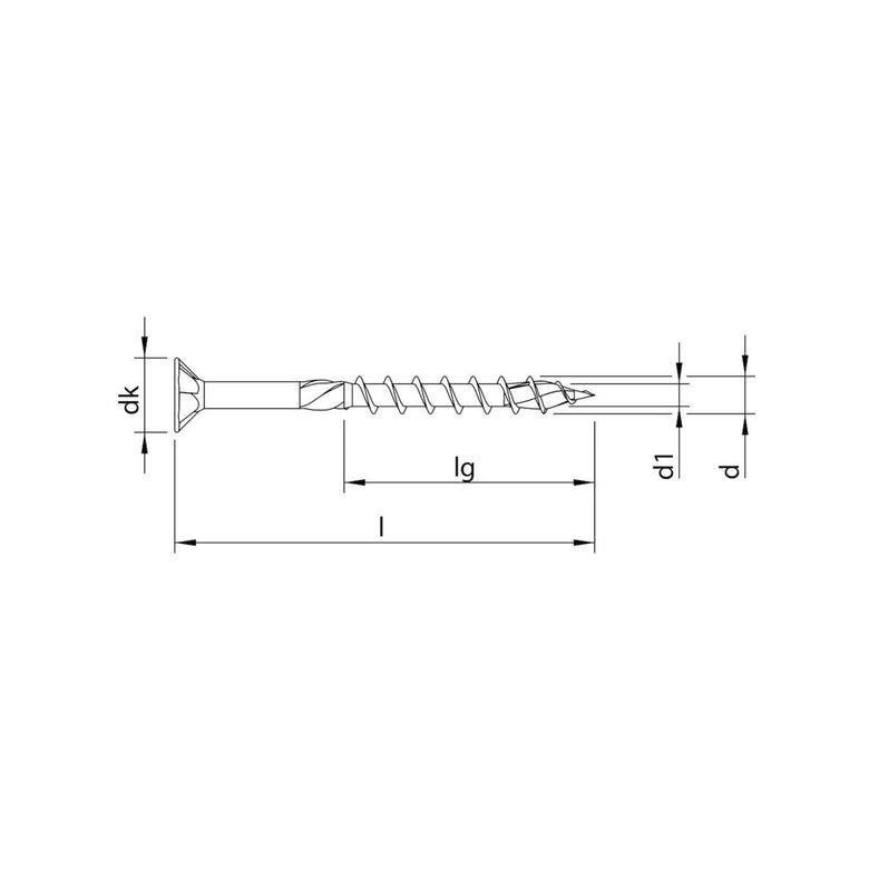 HECO-TOPIX-plus 6,0 x 100, Senkkopf, HECO-Drive, TG, A3K 100 Stk