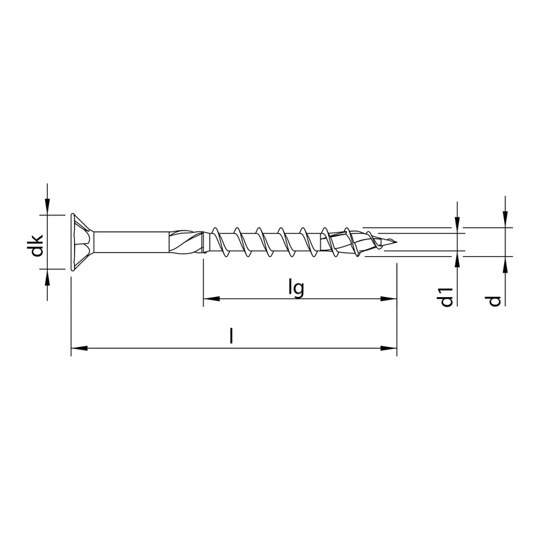 HECO-TOPIX-plus 6,0 x 60, Senkkopf, Pozi-Drive, TG, A3L 200 Stk