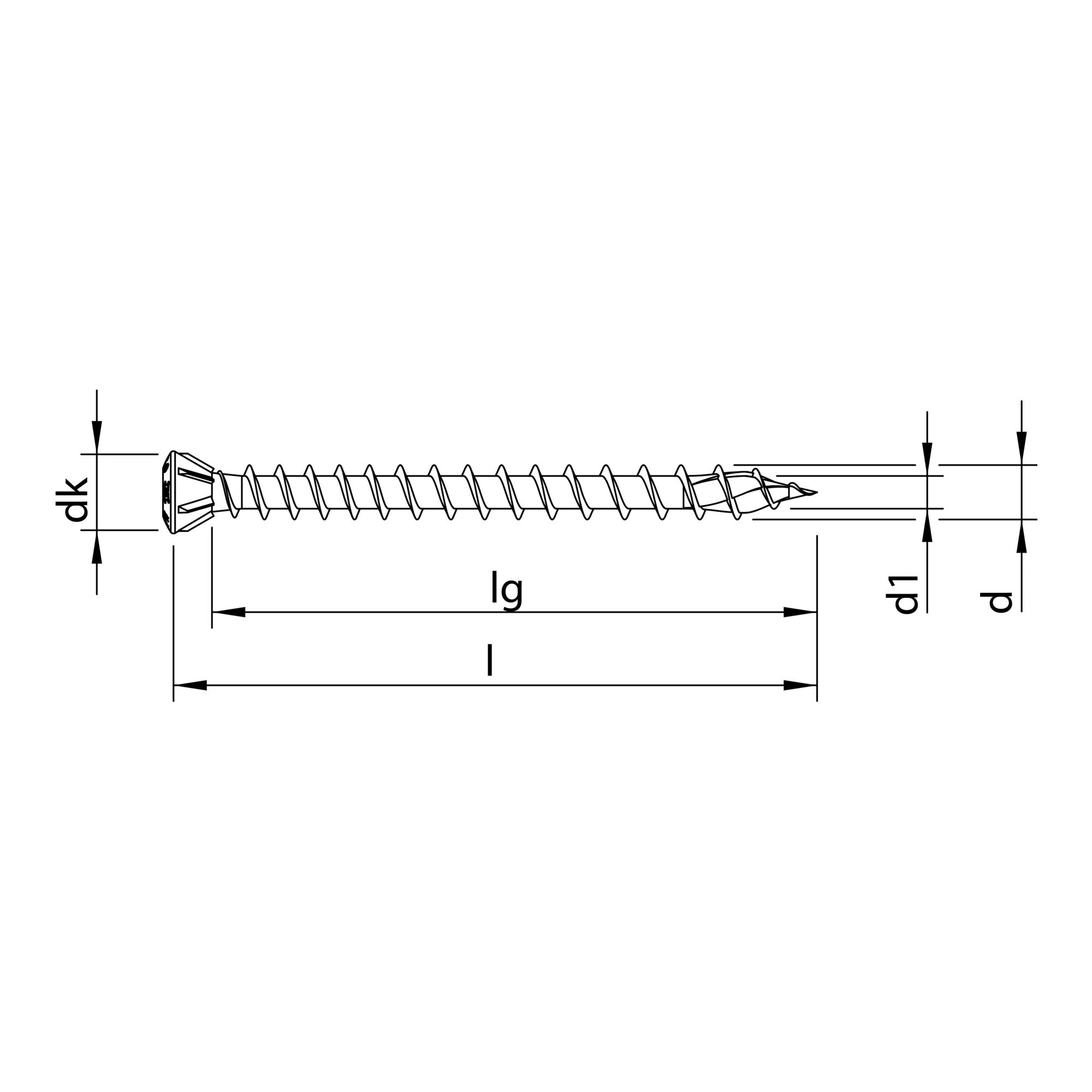 HECO-TOPIX-plus A2 3,5 x 50, Dielenschraube, Linsenkopf, T-Drive, VVG 100 Stk
