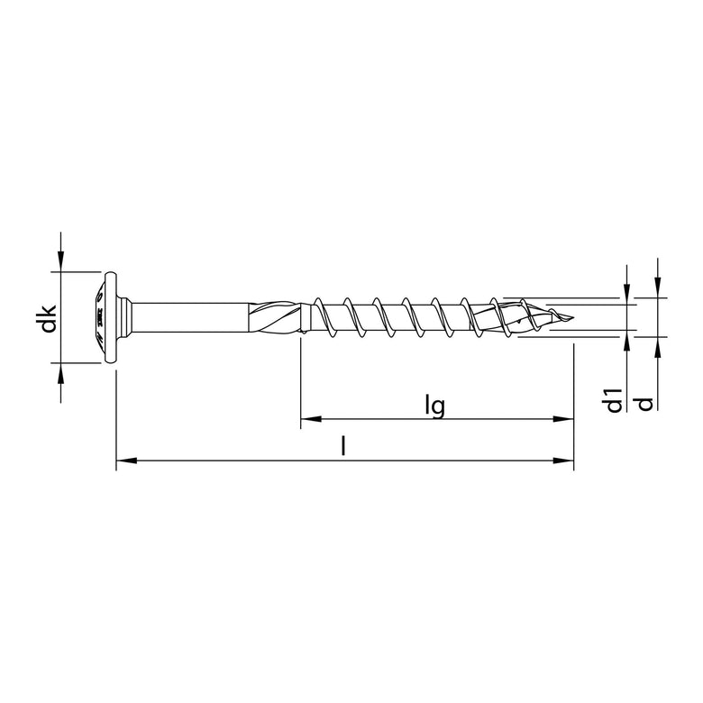 HECO-TOPIX-plus A2 8,0 x 280, Tellerkopf, T-Drive, TG 50 Stk