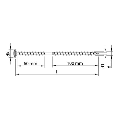 HECO-TOPIX-plus-T Solar A2 8,0 x 300, HECO-TOPIX-T Solar, T-Drive, UKG 50 Stk