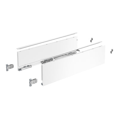 Hettich Zarge AvanTech YOU Set, Höhe 139 mm, NL 350 mm, weiß, links und rechts