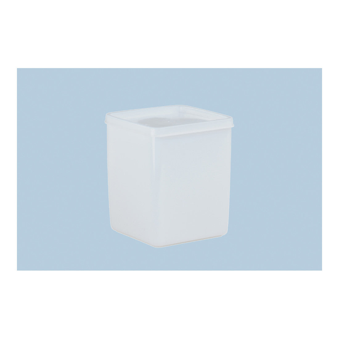 Hünersdorff Dose mit Stülpdeckel 1.000 ml, eckig natur, 103x103x127 mm