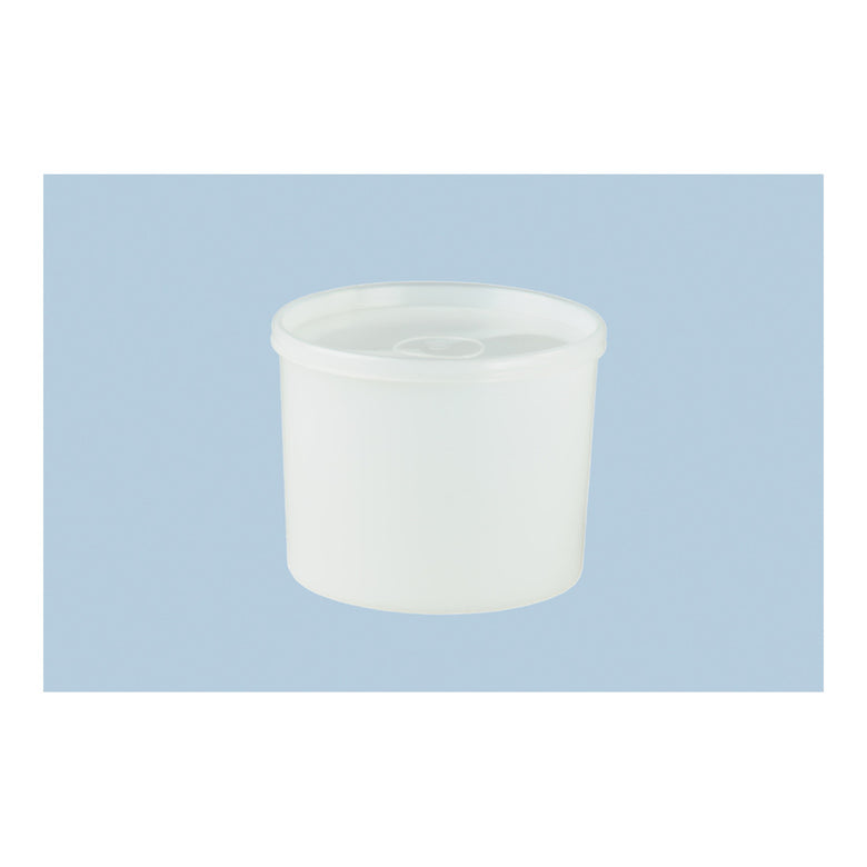 Hünersdorff Dose mit Stülpdeckel 700 ml, rund natur, 114x88 mm