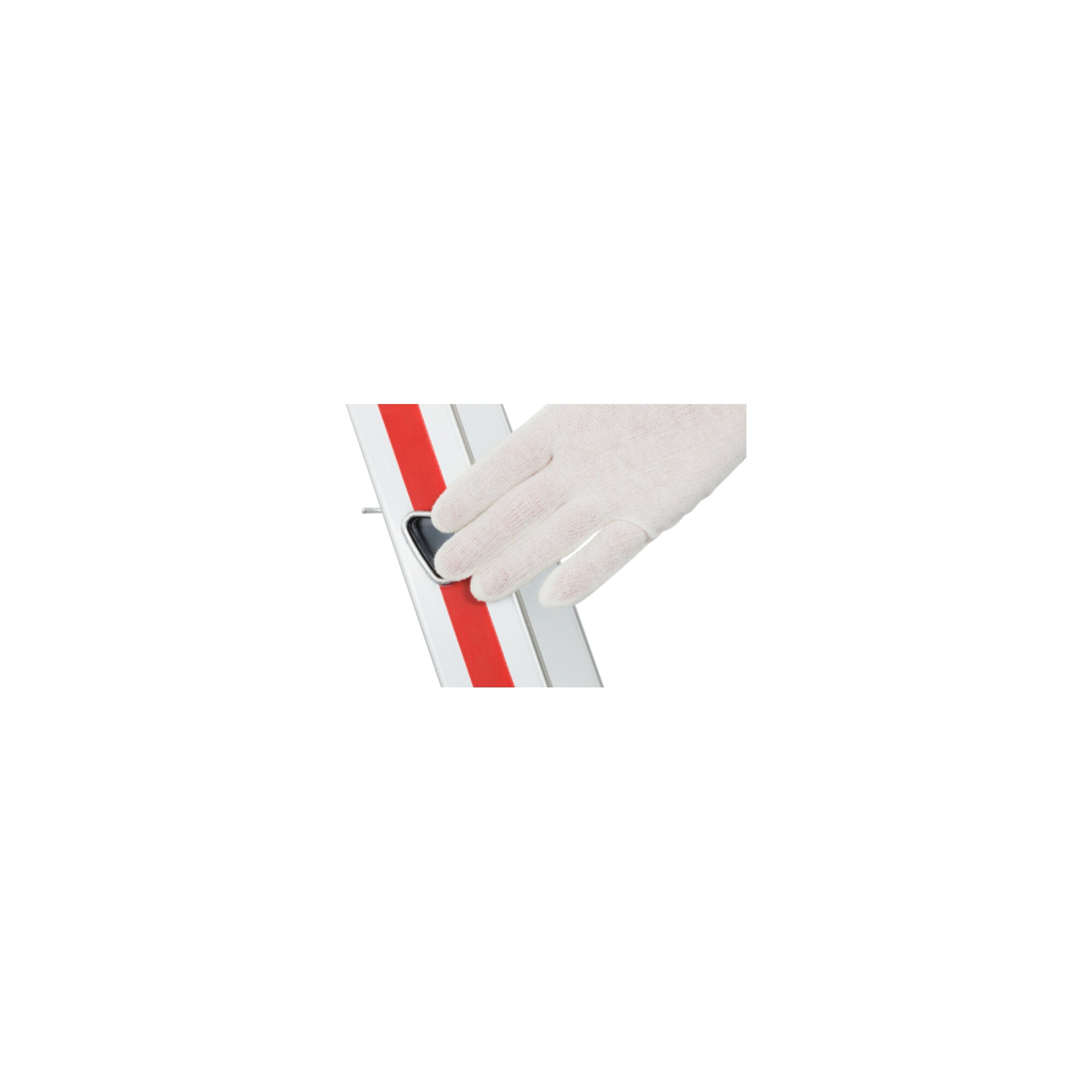Hymer Stufenstehleiter mit Plattform, einseitig begehbar, 3 Stufen