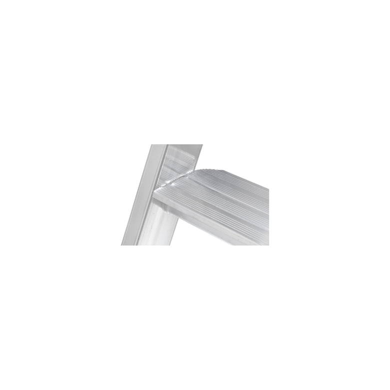 Hymer Stufenstehleiter mit Plattform, einseitig begehbar, 5 Stufen