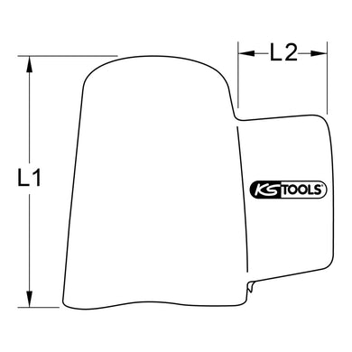KS Tools Isolierte Abdeck- und Schutzhaube, 80 mm Länge 80/160
