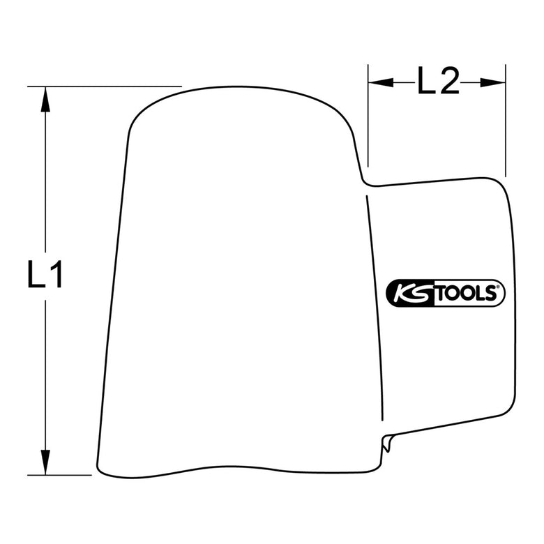 KS Tools Isolierte Abdeck- und Schutzhaube, 80 mm Länge 80/160