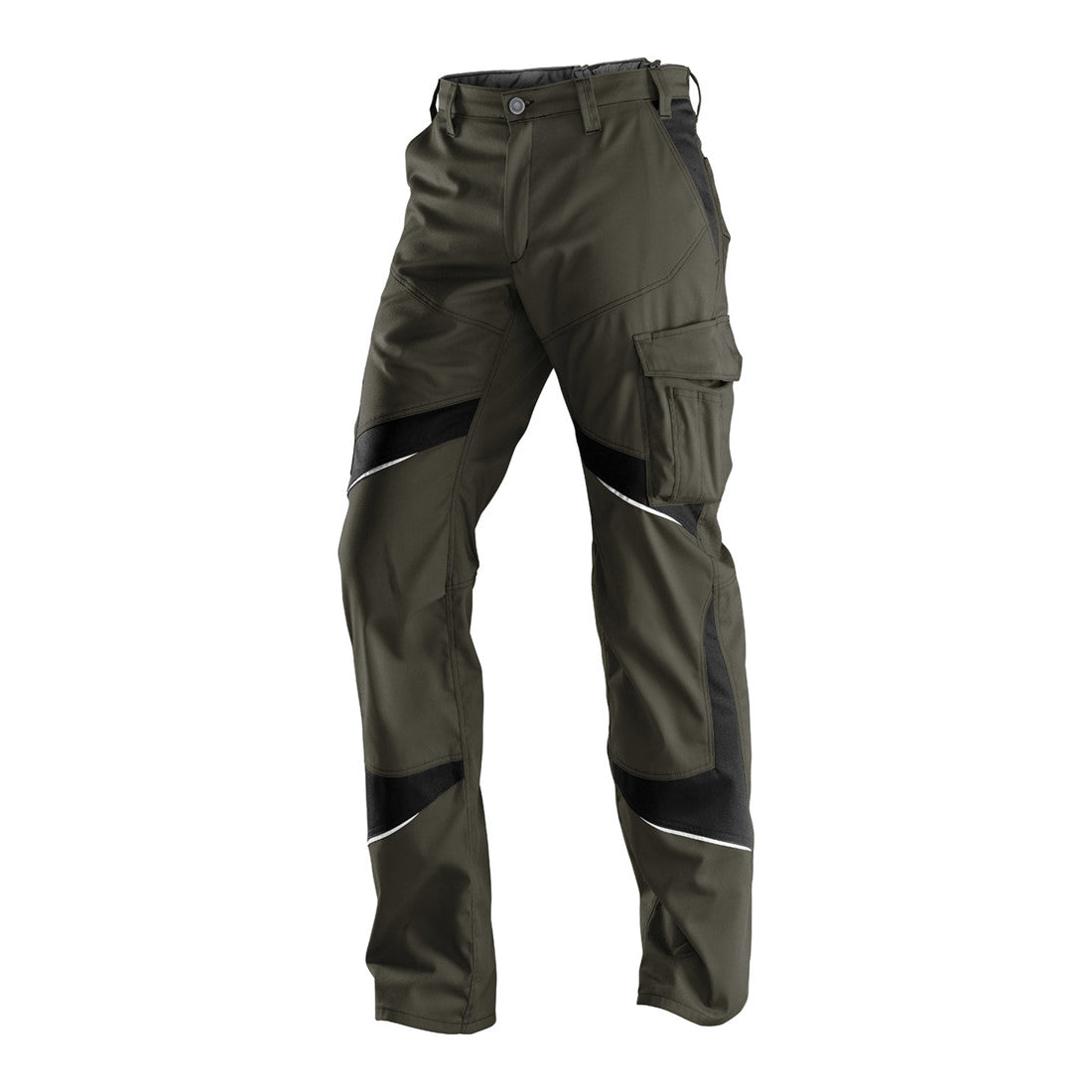 Kübler ActiviQ Damenhose 2550 oliv/schwarz Größe 46