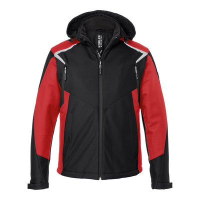 Kübler Jacke Winter Softshell BODYFORCE schwarz/mittelrot Form 1325 Größe S