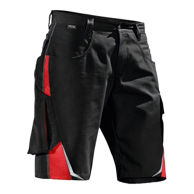 Kübler Pulsschlag Bermuda 2524 schwarz/mittelrot Größe 48