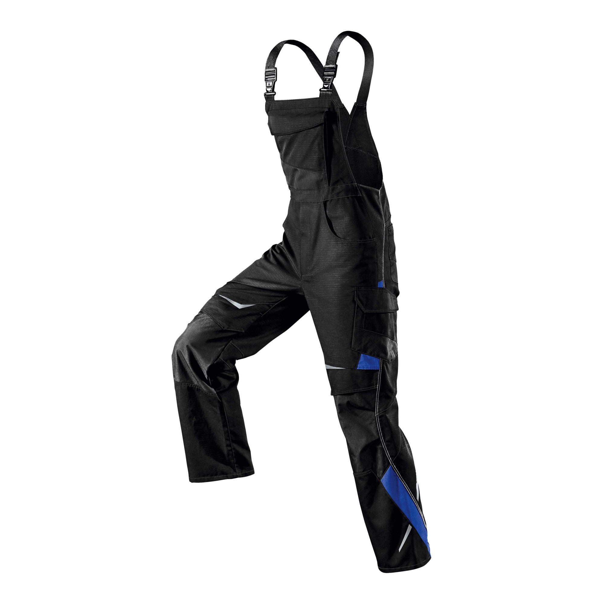 Kübler Pulsschlag Latzhose 3324 schwarz/kornblumenblau Größe 58