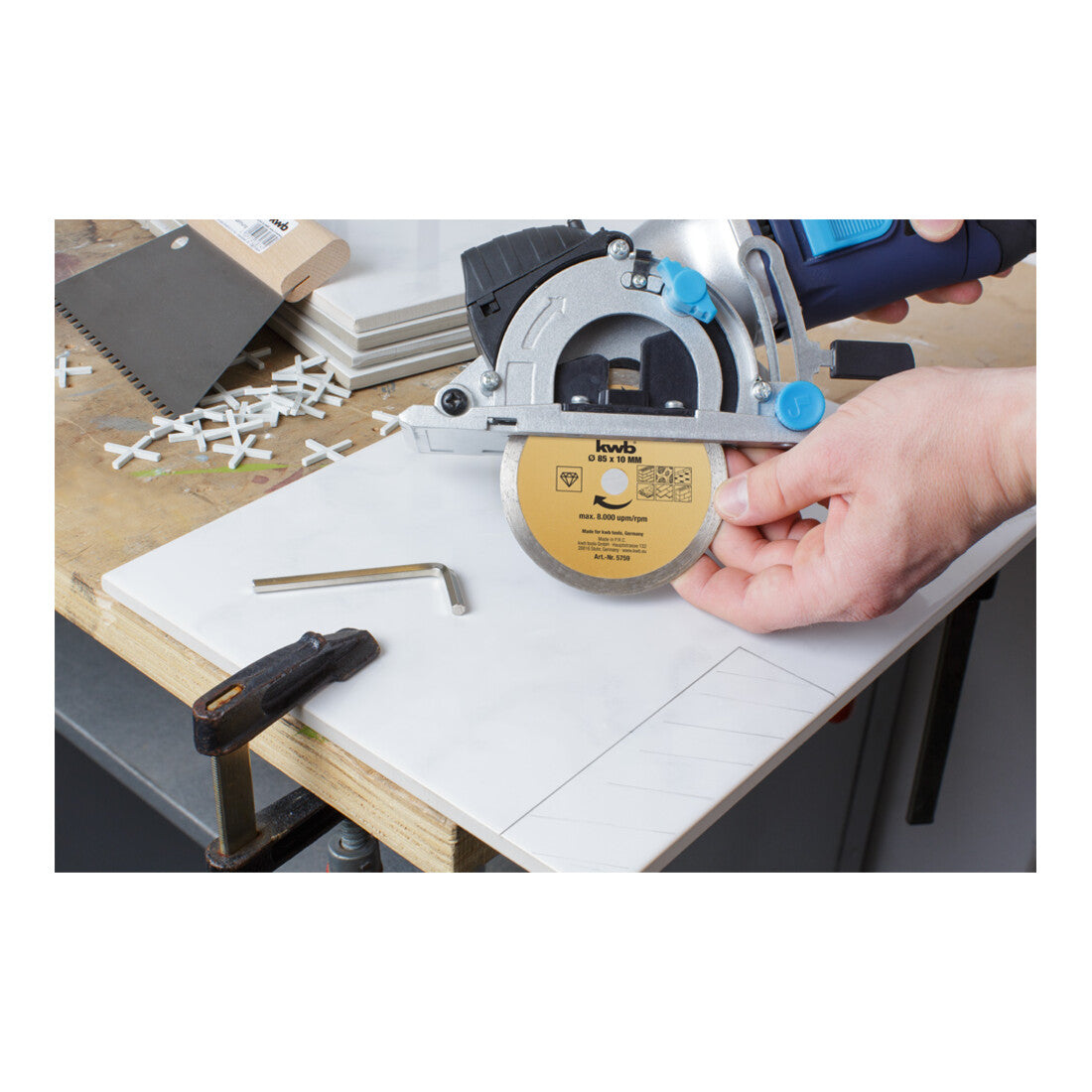 kwb Mini-Kreissäge Set 5tlg