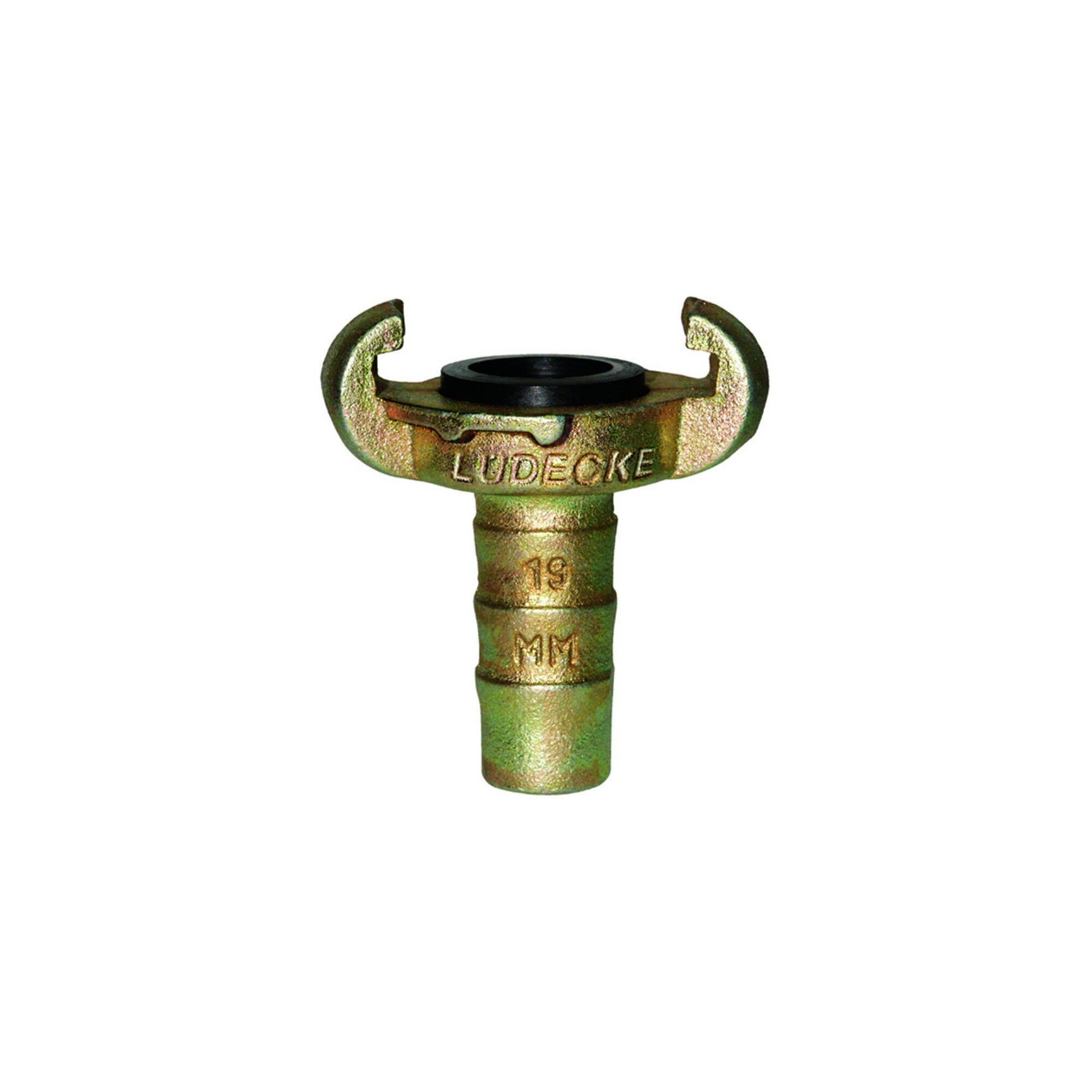 Lüdecke Klauen-Schlauchkupplung DIN 3489, Temperguss, Tülle 25mm, 1