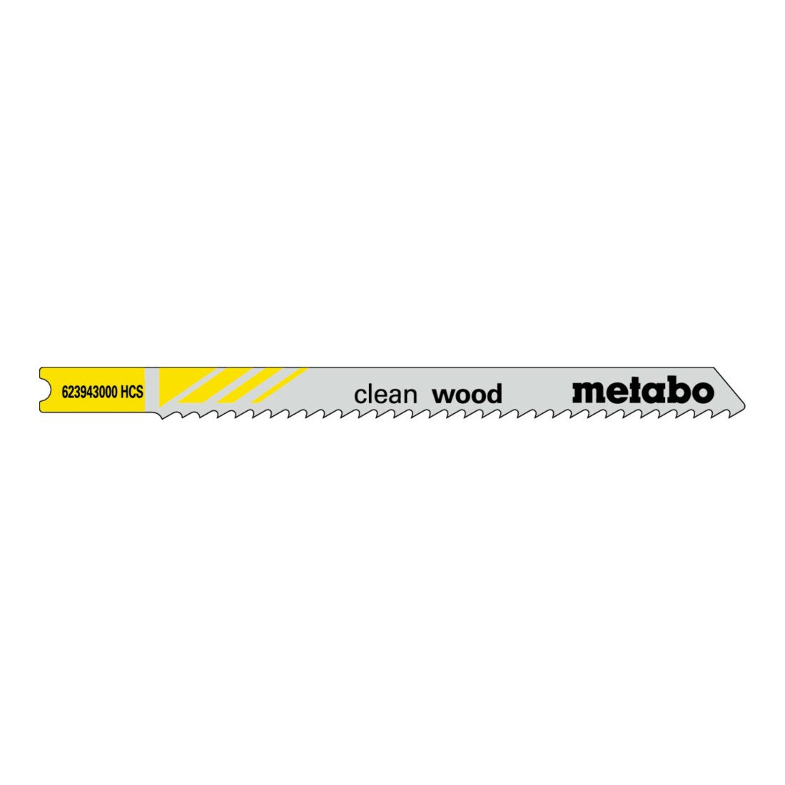 Metabo 5 U-Stichsägeblätter "clean wood" 82/ 2,5 mm, HCS, Universalschaft 5 Stk