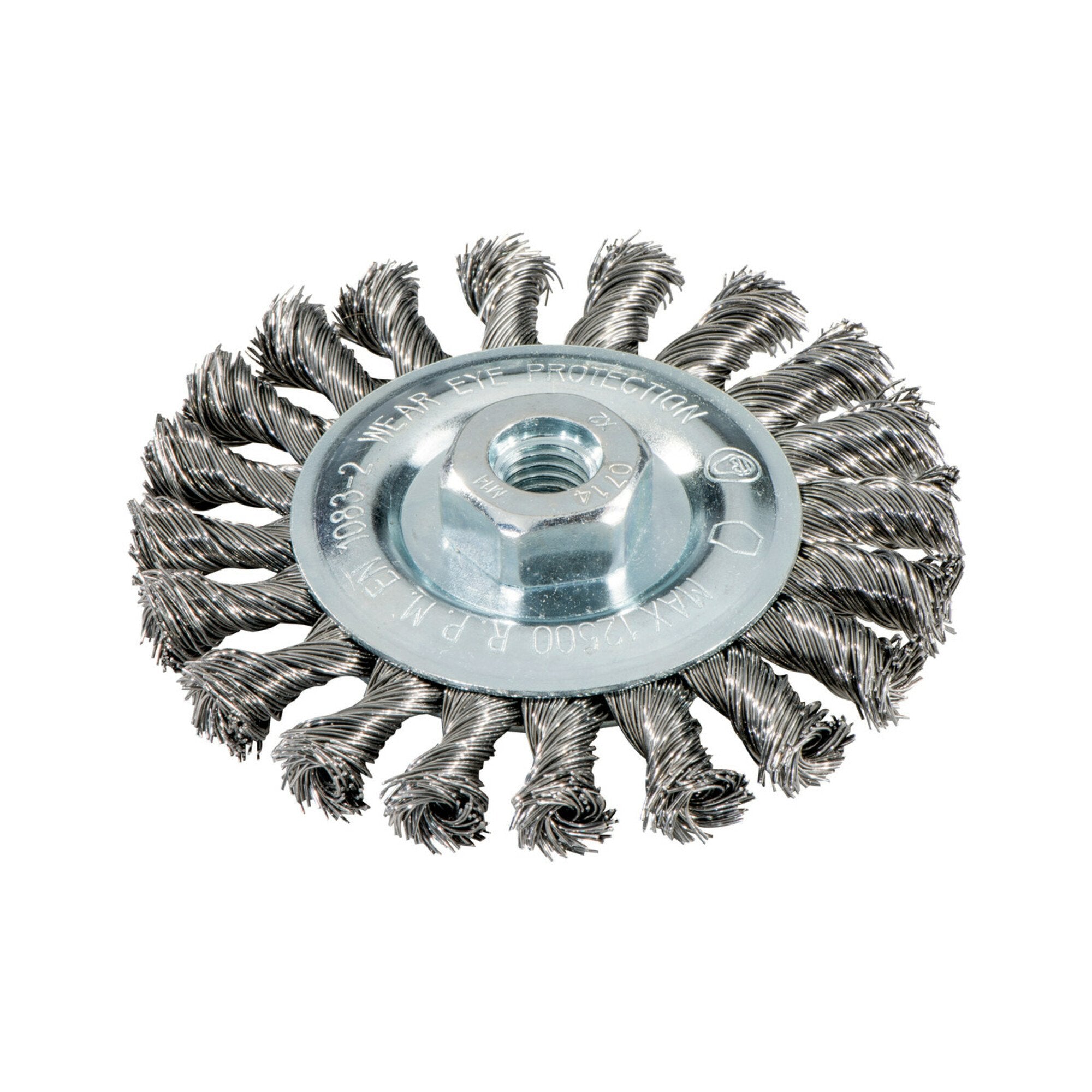 Metabo Rundbürste 115x0,5x10 mm/ M 14, Stahl, gezopft