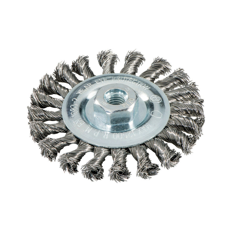 Metabo Rundbürste 115x0,5x10 mm/ M 14, Stahl, gezopft