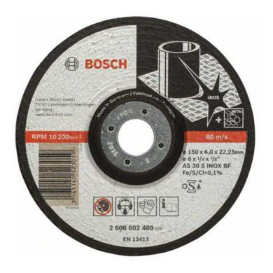 Bosch Schruppscheibe gekröpft Expert for Inox AS 30 S INOX BF 150 mm 22,23 mm 6