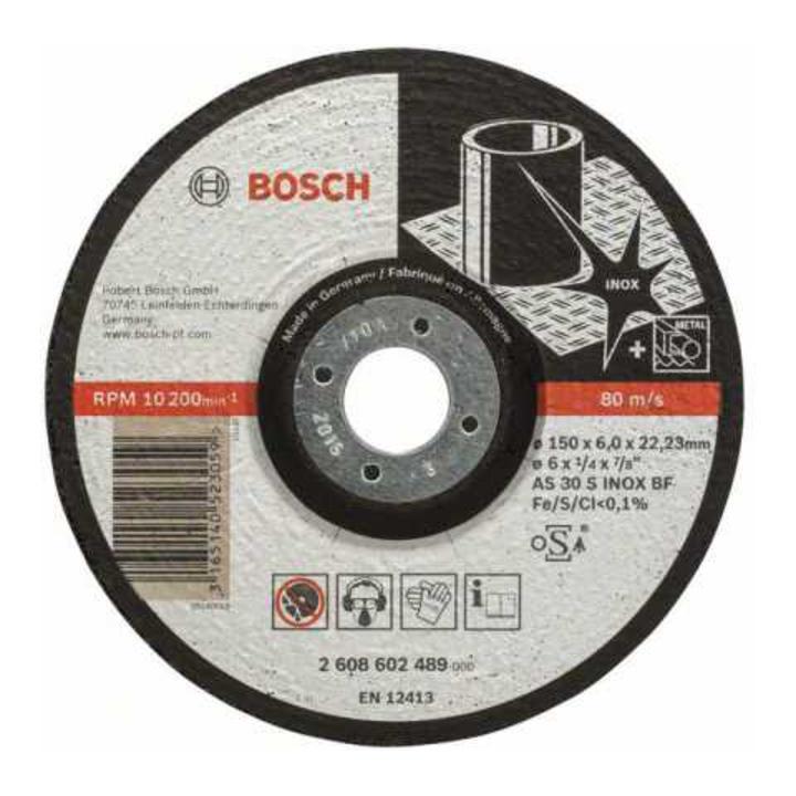 Bosch Schruppscheibe gekröpft Expert for Inox AS 30 S INOX BF 150 mm 22,23 mm 6