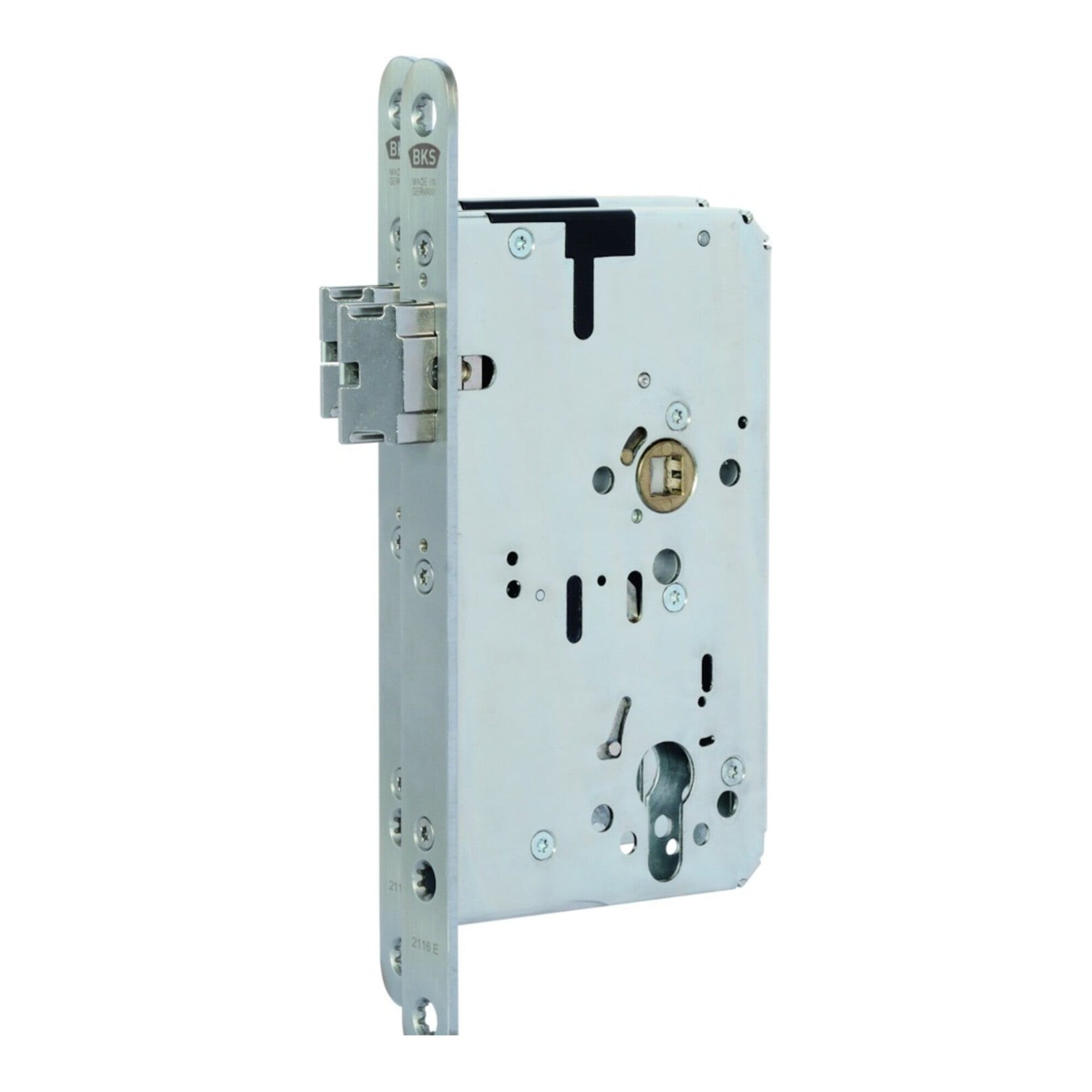 Panik-Einsteckschloss 2116 Fkt.E rd 24/65/72/9mm DIN L/R VA BKS