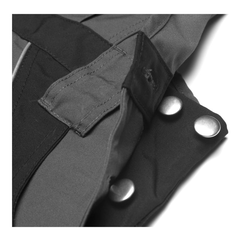 Planam Latzhose schiefer/schwarz 27