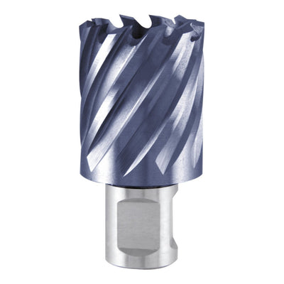 RUKO Kernbohrer HSS-TiAlN mit Weldonschaft (3/4 Zoll) Durchmesser 57 mm