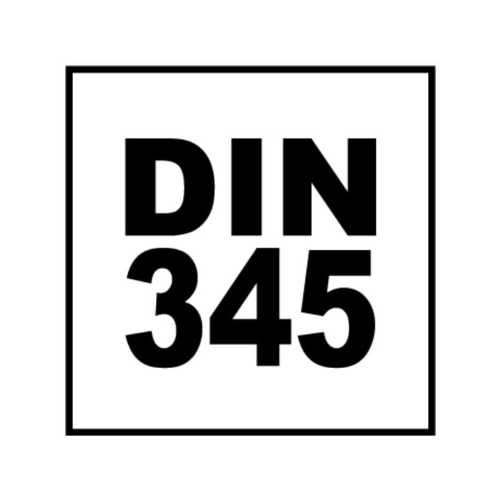 RUKO Spiralbohrer DIN 345 Typ N HSSE Co 5 TiN D 12,5 mm L 182 mm