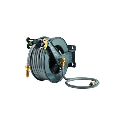 Schlauchaufroller PA30SK f.Wasser L.30m Geh.STA Ausgang G 1 Zoll AG GEKA