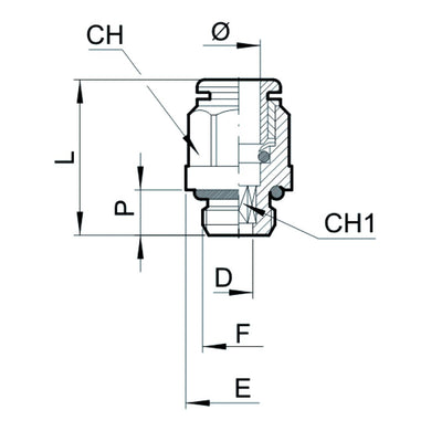Schneider Steckverbindung SVG-R1-6 x G1/4a
