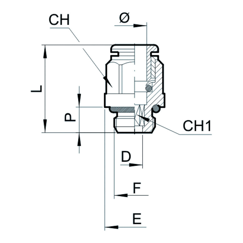 Schneider Steckverbindung SVG-R1-6 x G1/8a