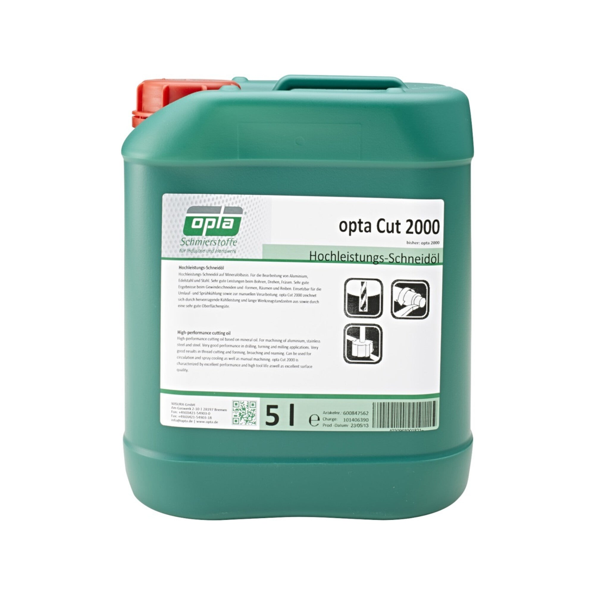 Schneidmittel Opta Cut 2000 5L. Kanister chlorfrei