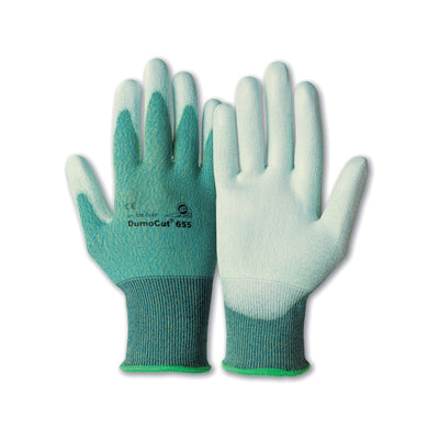 Schnittschutzhandschuhe DumoCut 655 Gr.8 grün-blau/weiß EN 388 PSA II 10 PA 10