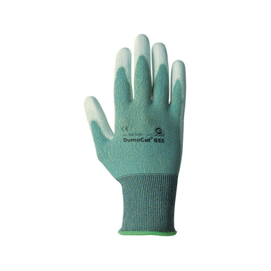 Schnittschutzhandschuhe DumoCut 655 Gr.8 grün-blau/weiß EN 388 PSA II 10 PA 10