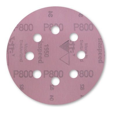 Sia Scheibe mit Loch, 1950 siaspeed Feinstkorn, 125, 8-Loch Korn 1200 50 Stk