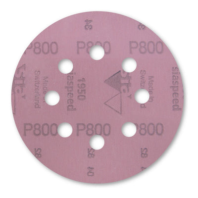 Sia Scheibe mit Loch, 1950 siaspeed Feinstkorn, 125, 8-Loch Korn 1200 50 Stk