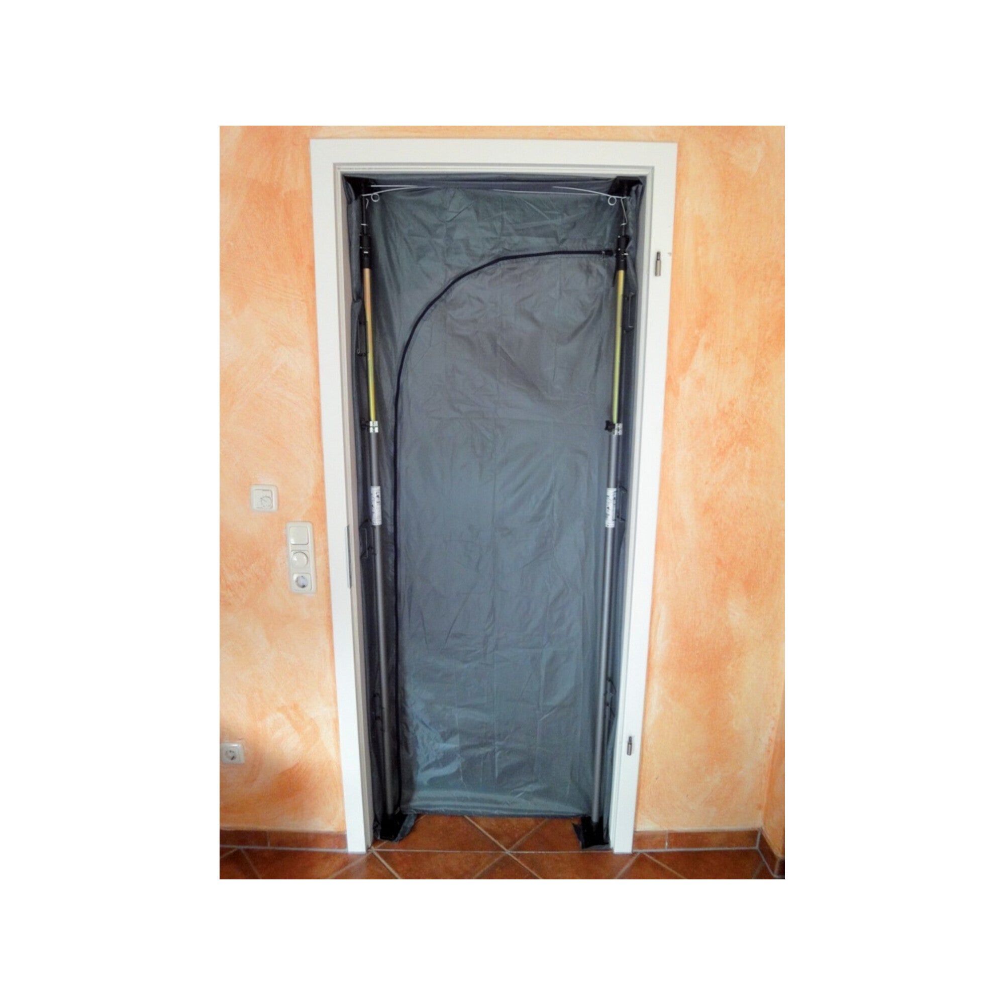Staubschutztür / -wand 310x130cm Klettverschl.