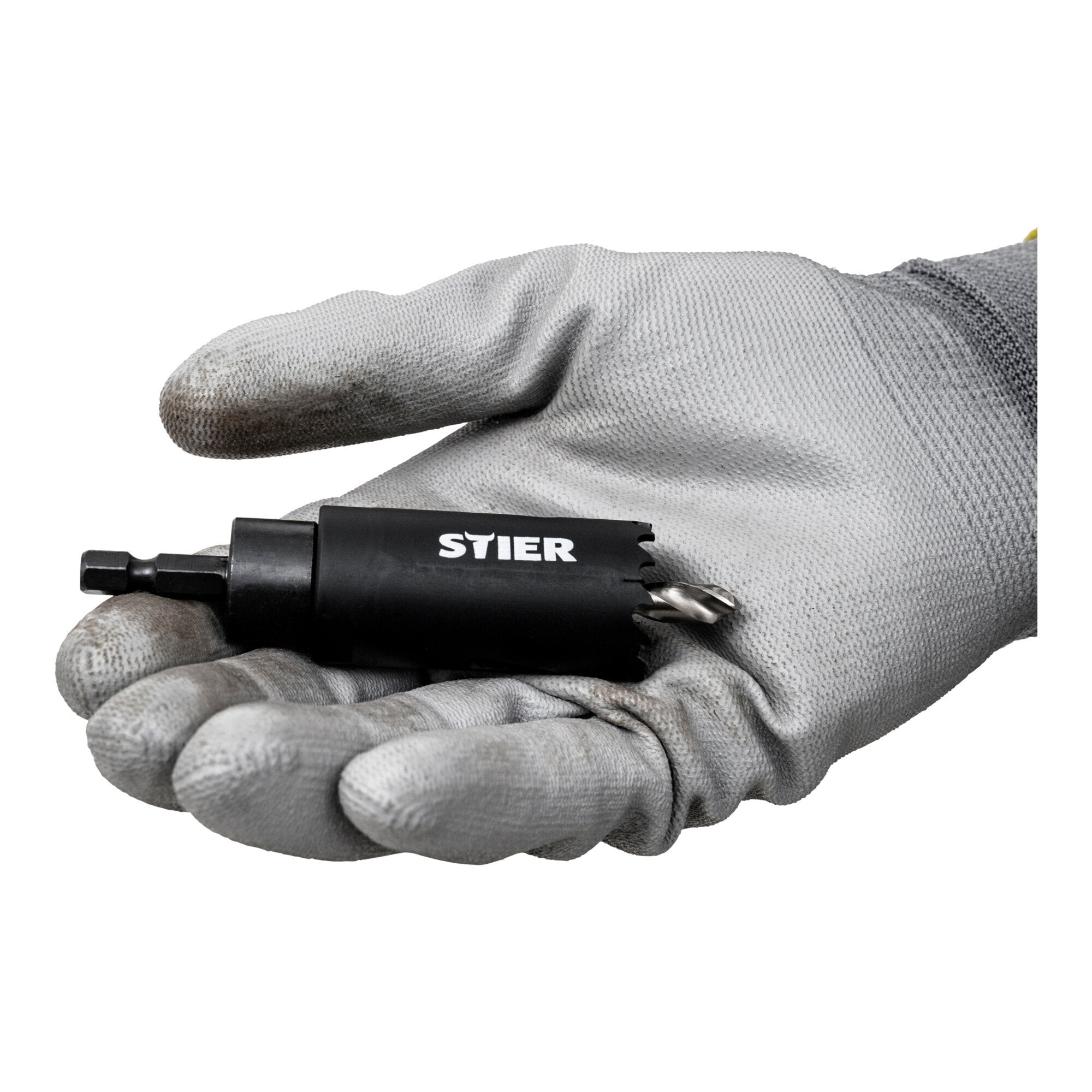 STIER 1/4" HEX Adapter 1/2" 20 UNF für Lochsägen 14-32 mm inkl. Inbusschlüssel