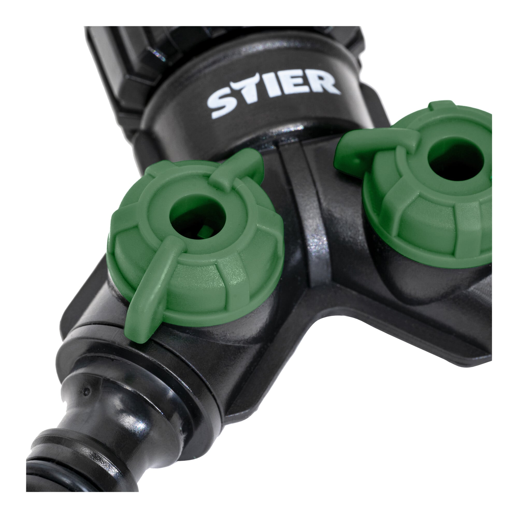 STIER 2 Wege-Ventil / Verteiler Premium 33,3mm G1" und 26,5mm G3/4