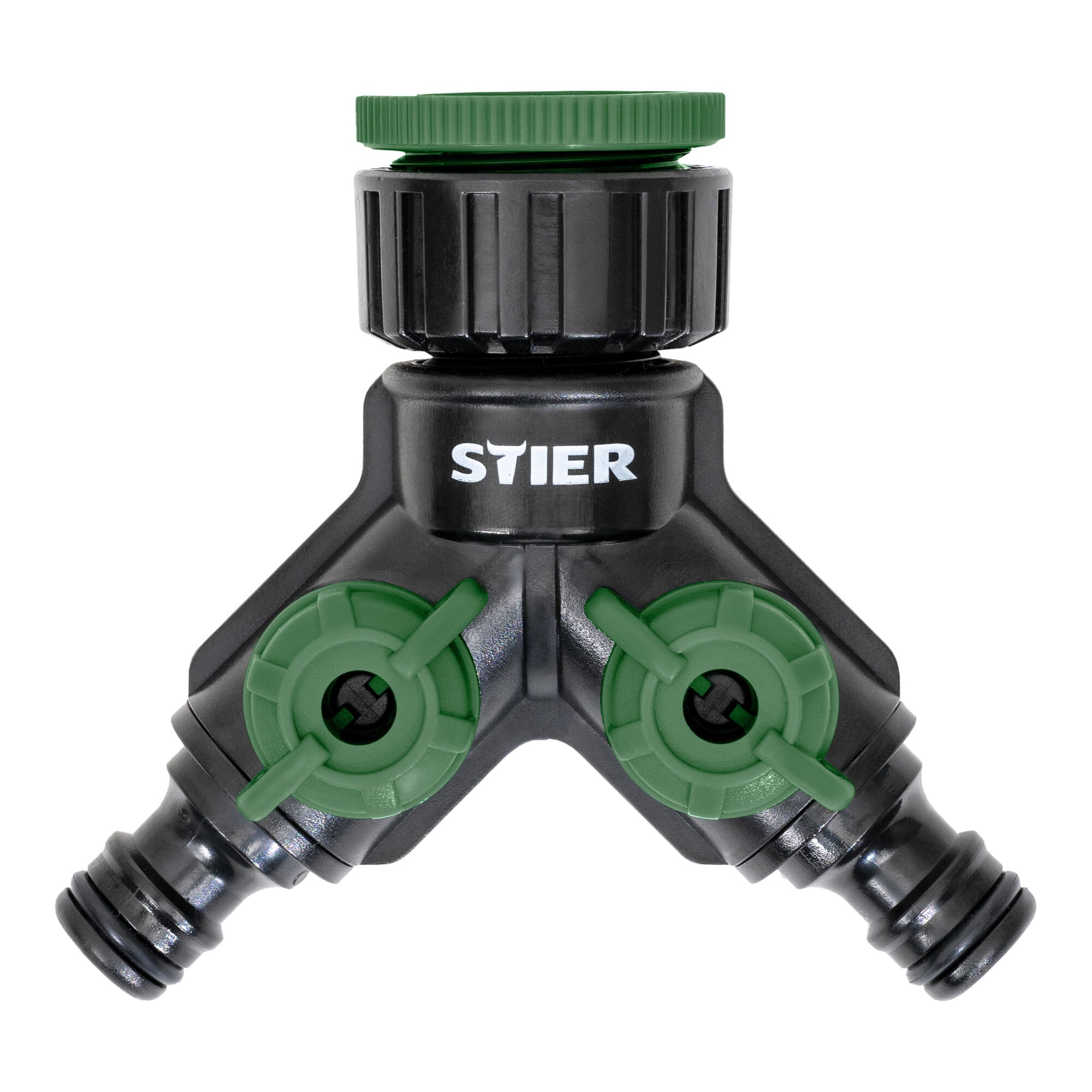 STIER 2 Wege-Ventil / Verteiler Premium 33,3mm G1" und 26,5mm G3/4